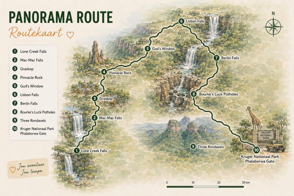 Panorama Routekaart