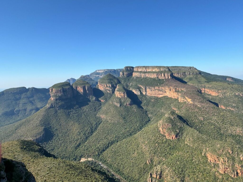 Three rondavels at Blyde river canyon