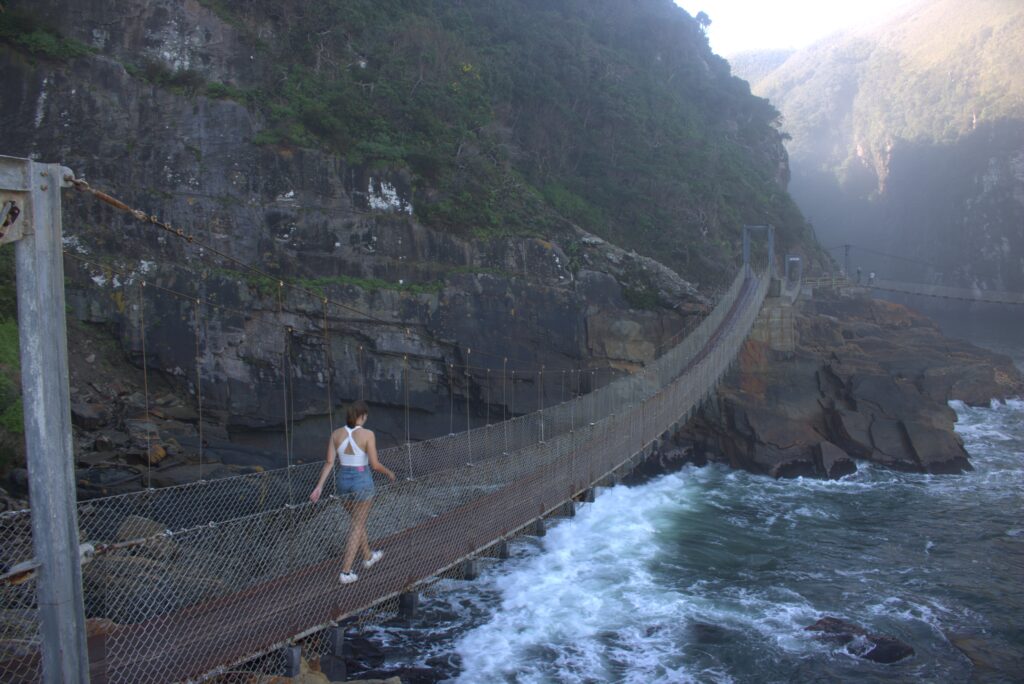 Tsitsikamma National Park - suspension bridge
