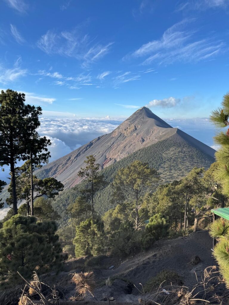 Fuego uitzicht vanaf Acateanango
