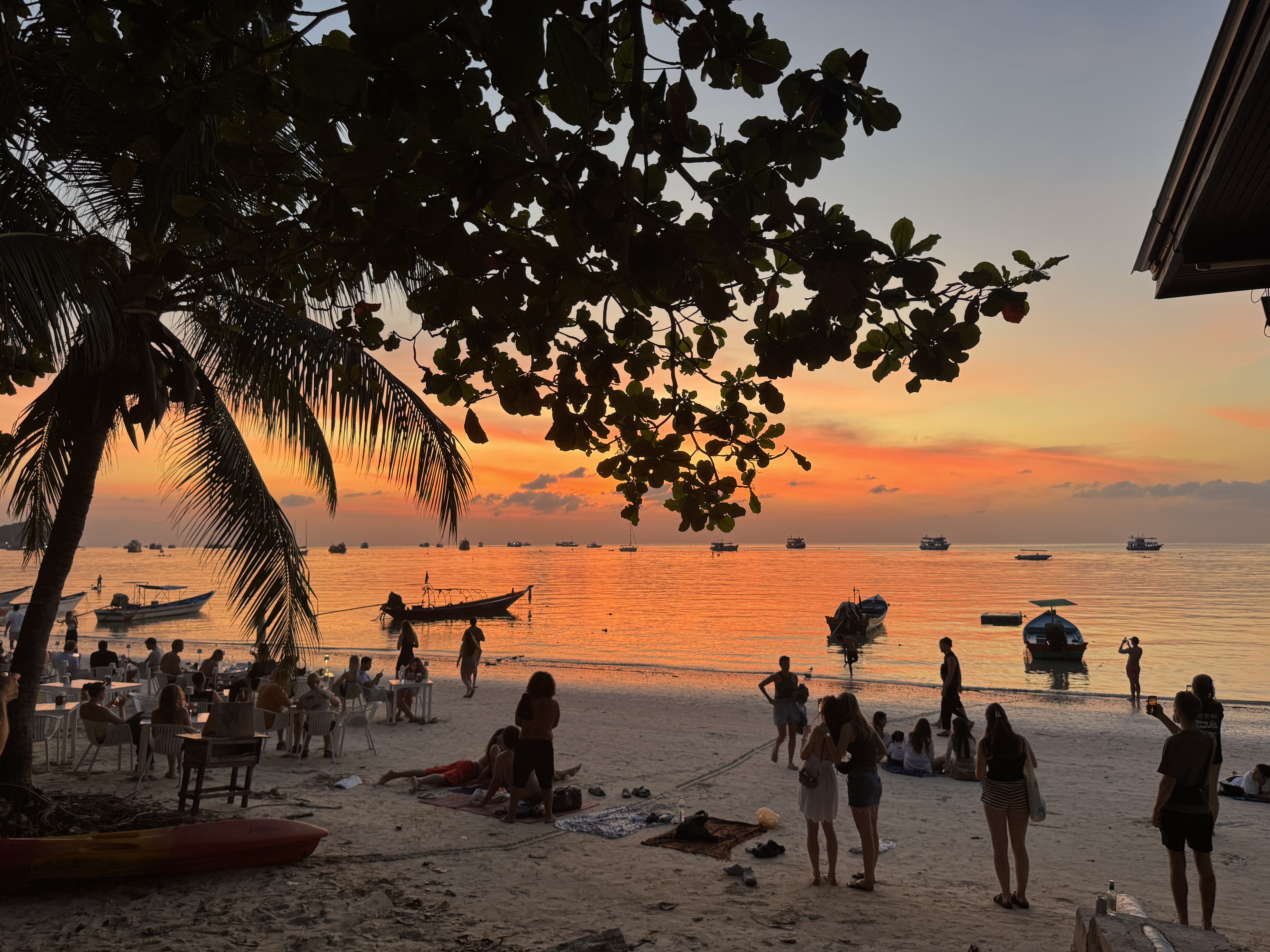 Sunset Sairee Beach Koh Tao