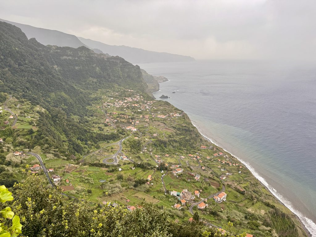 Uitzicht Madeira auto huren 